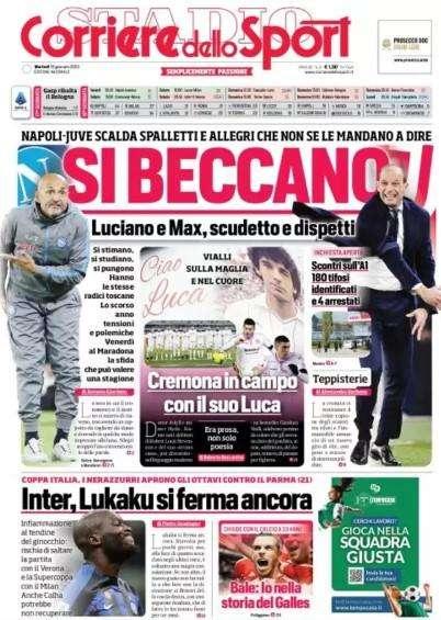 L'apertura del Corsport: "Nuovo stop Lukaku, a rischio Parma, Verona e Milan"