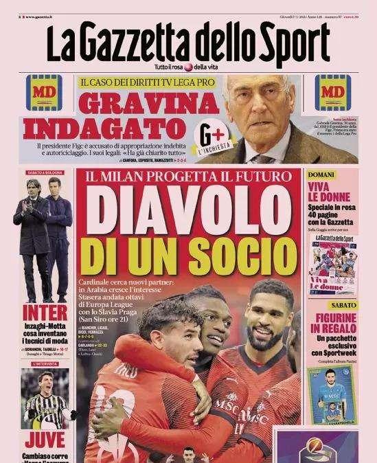 Inter Bologna sfida tra maghi, cosa si inventano Inzaghi e Motta? Le prime pagine del 7 marzo