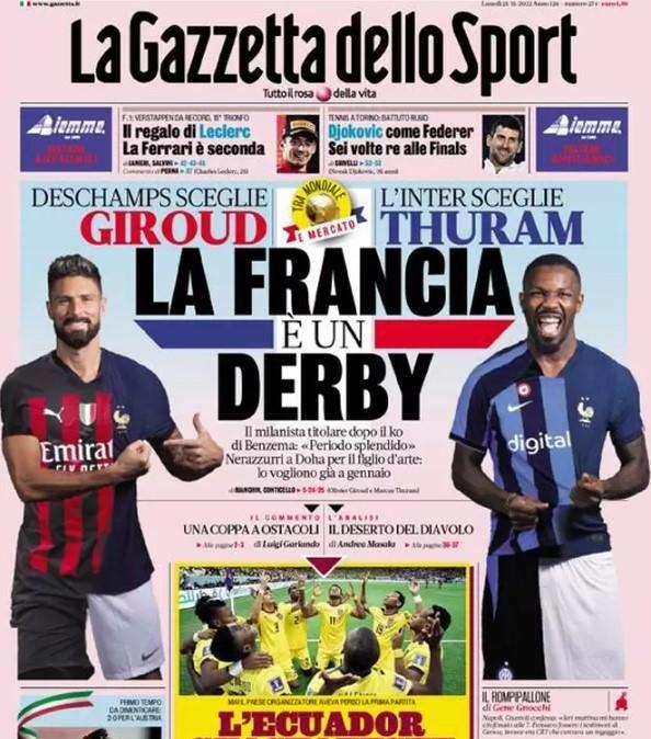 Rassegna stampa - Le prime pagine di lunedì 21 novembre