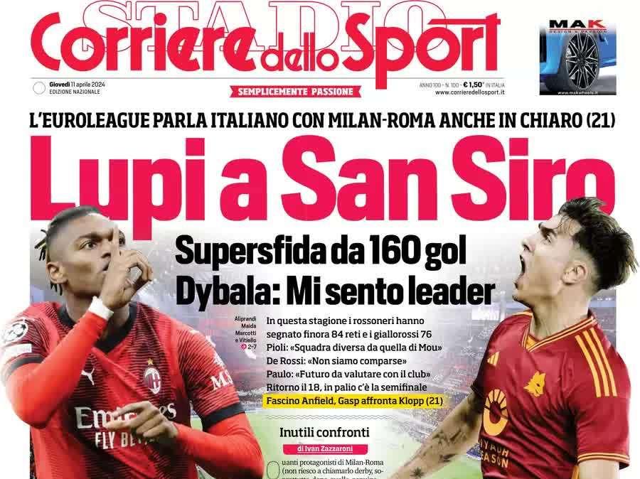 Da Thuram a Hermoso passando per Solet: l'Inter studia il mercato. Le prime pagine dell'11 aprile
