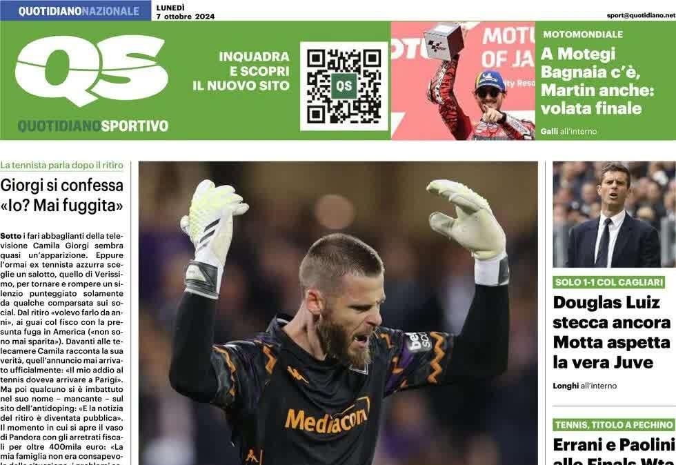 "Thuram-Retegui, in due sul trono dei bomber di A": la prima pagina del QS