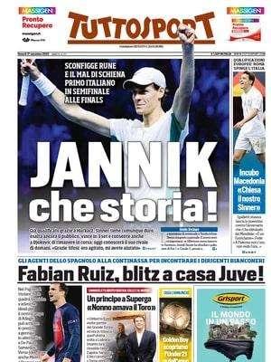Tuttosport in apertura: "Anche Miretti e Bastoni out per il derby d'Italia"
