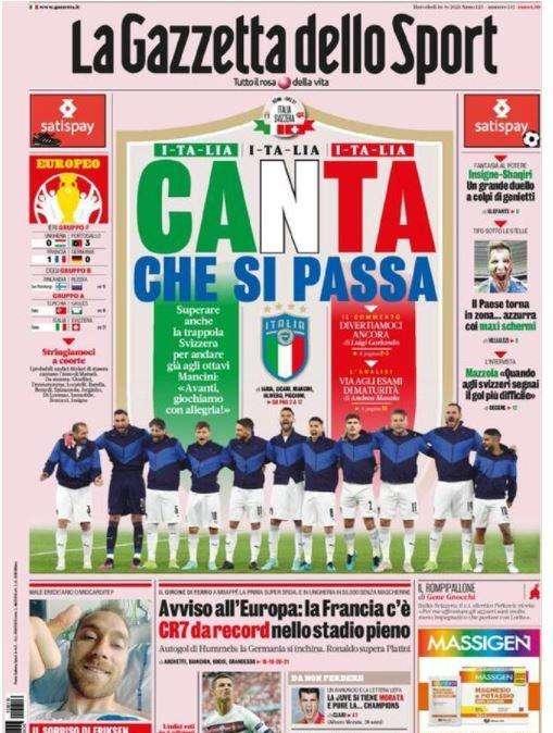 Rassegna stampa - Le prime pagine di mercoledì 16 giugno