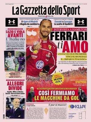 "Mosse Scudetto, Inter con la variabile Bastoni": l'apertura di Gazzetta dello Sport
