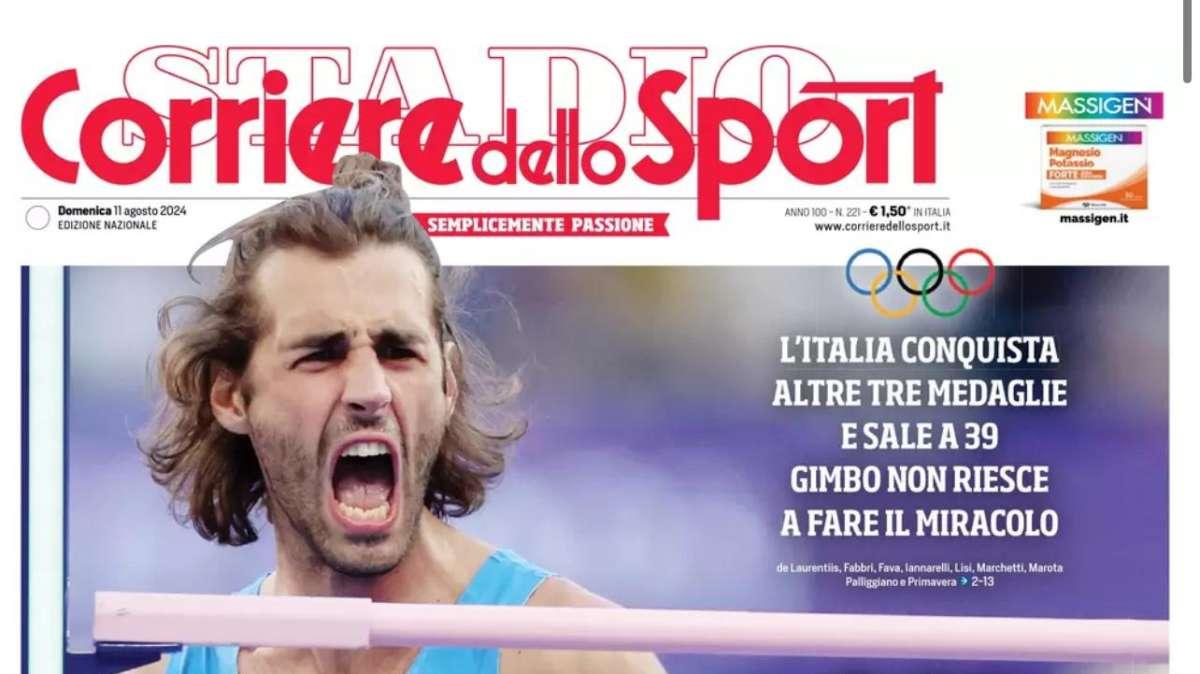 "Thuram, ultimo esame da Inter. Chiesa fuori con l'Atletico": l'apertura del Corriere dello Sport