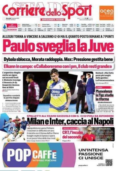 L'apertura del Corsport: "Milan e Inter, caccia al Napoli"