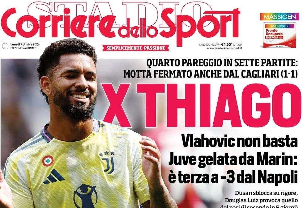 "Inter a due facce, il muro si è crepato": l'apertura del Corriere dello Sport