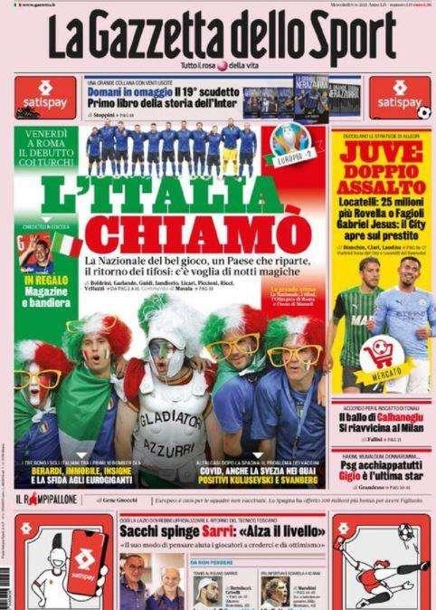 Rassegna stampa - Le prime pagine di mercoledì 9 giugno