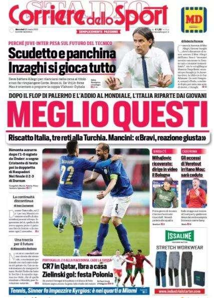 Il Corriere dello Sport: "Scudetto e panchina, Inzaghi si gioca tutto"
