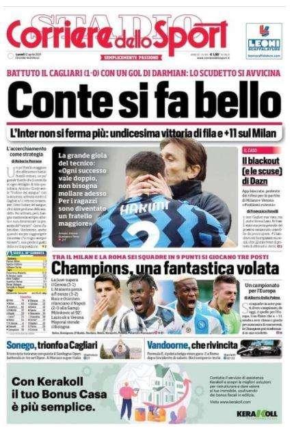 Rassegna stampa - Le prime pagine di lunedì 12 aprile