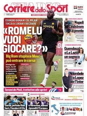 Il CorSport in apertura: "Ndombele o Lopez per l'Inter". Mercato non ancora chiuso