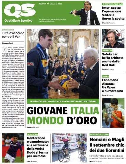 Il QS in taglio alto: "Inter, scatta l'operazione Viktoria. Serve la svolta"