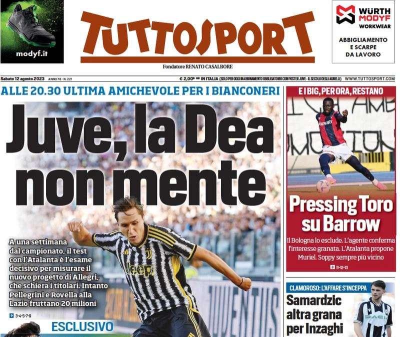 Tuttosport: "Samardzic altra grana per Inzaghi. Gli smontano l'Inter, ma gli chiedono la stella"