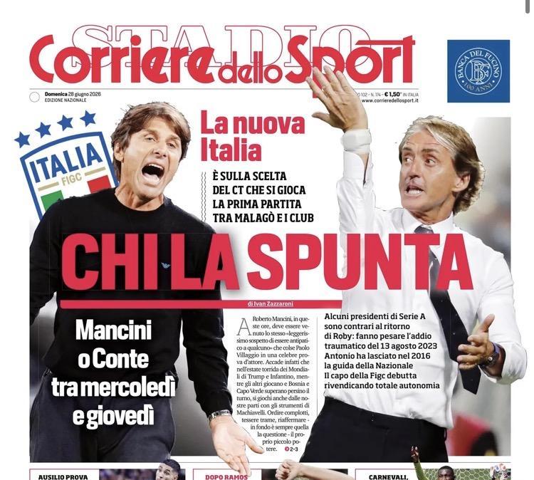 "Scatto Inter su Khalaili, Alajbegovic tentazione Milan", la prima pagina del Corriere dello Sport