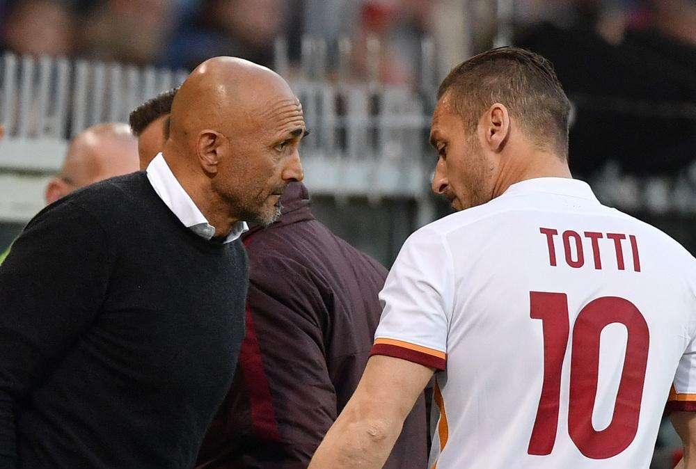 Spalletti punge Totti: "Mi dispiace che la sua serie non abbia avuto grande successo"