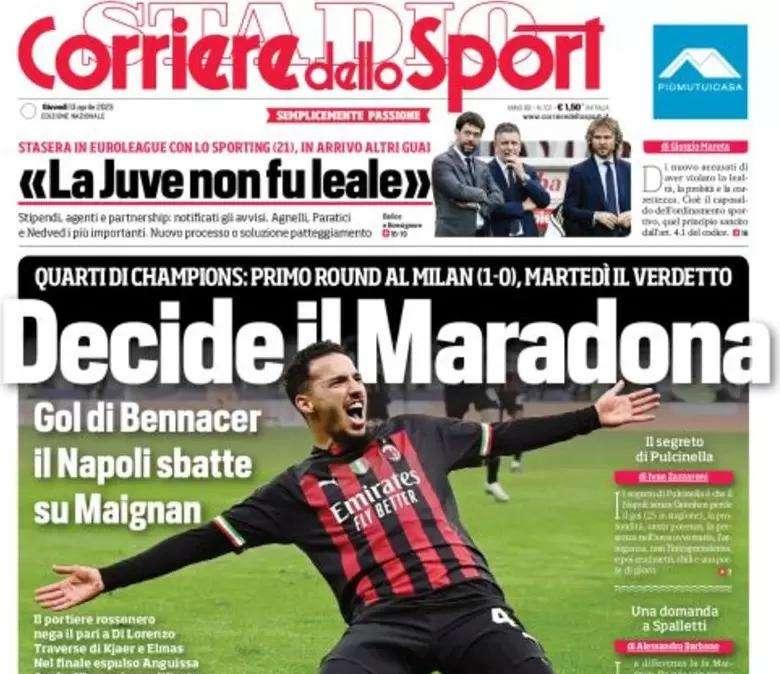 Il Corriere dello Sport: "Mago di Coppe, ora Inzaghi deve inventare un altro trucco" 