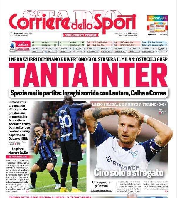 L'apertura del CorSport: "Tanta Inter". I nerazzurri dominano e divertono