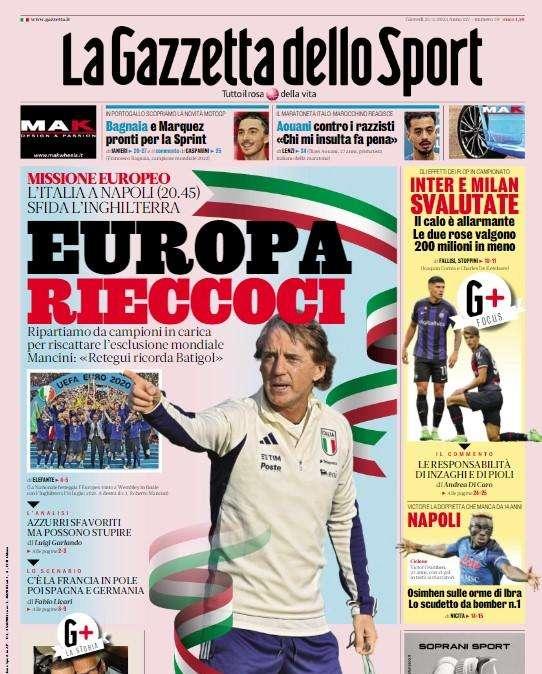 Rassegna stampa - Le prime pagine di giovedì 23 marzo