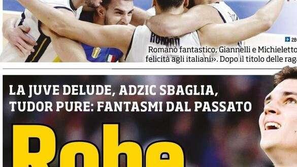 "Cuore Cagliari, ma 2-0. Pio imita Lautaro: l'Inter torna a far paura": la prima pagina di TuttoSport