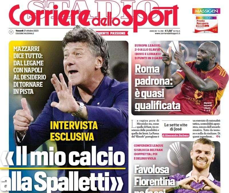 Il Corriere dello Sport lancia Acerbi: "Da Haaland all'ex Lukaku: il difensore è pronto"