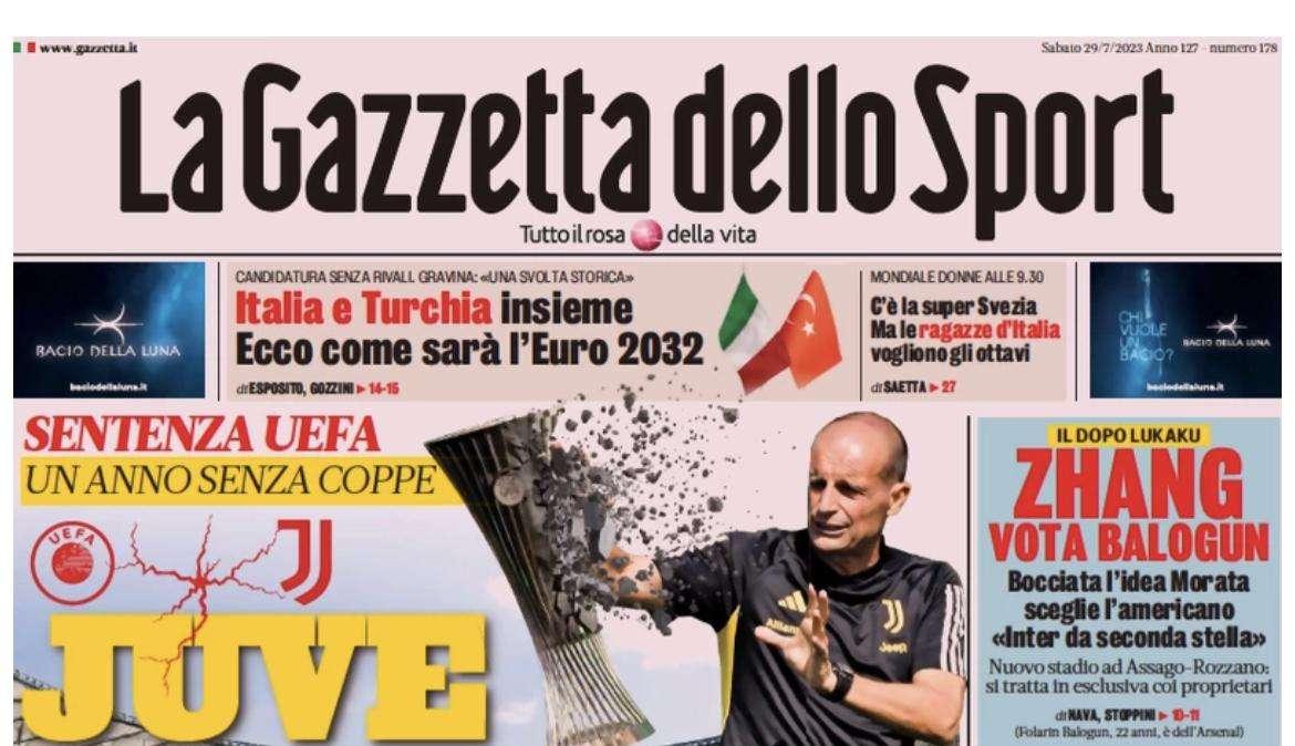 Chiesa aspetta Lukaku, Zhang ha scelto la nuova punta: le prime pagine di sabato 29 luglio
