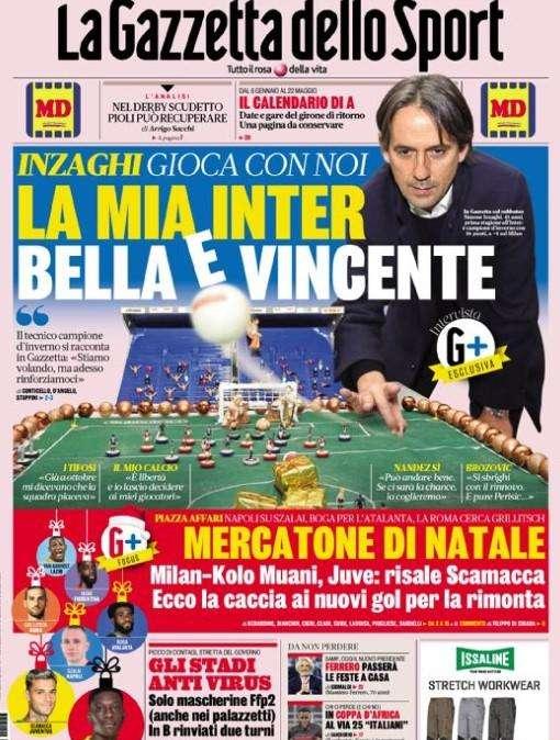 Inzaghi a La Gazzetta dello Sport: "Calhanoglu può essere il nostro Luis Alberto"