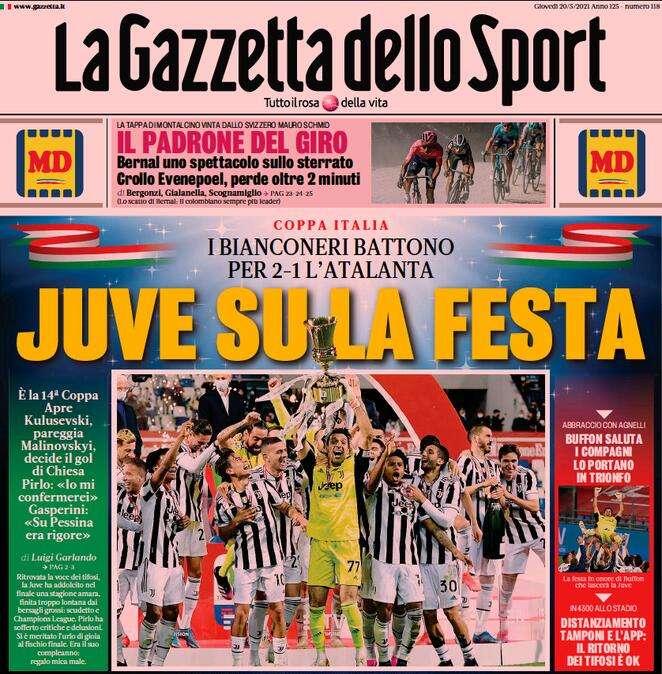 La Gazzetta dello Sport in prima pagina: “Conte-Inter, c’è fiducia”