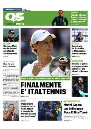 Il QS in prima pagina: "Lukaku le prova tutte per tornare all'Inter, ora si può chiudere"