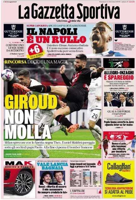 Rassegna stampa - Le prime pagine di domenica  6 novembre