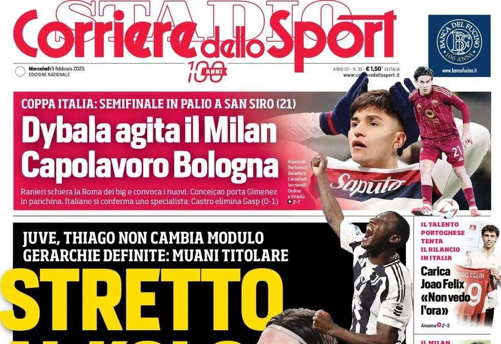 "Calhanoglu, la gestione è obbligata": l'apertura del Corriere dello Sport