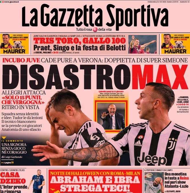 La Gazzetta Sportiva in prima pagina: "Casa Dzeko: col Re di San Siro tutto è possibile"