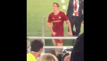 Il gestaccio post derby costa caro a Zaniolo: 10mila euro di multa