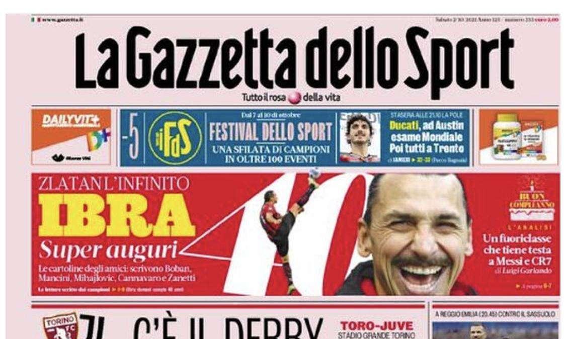 La Gazzetta dello Sport in prima pagina: "Inzaghi cerca la vera Inter" 