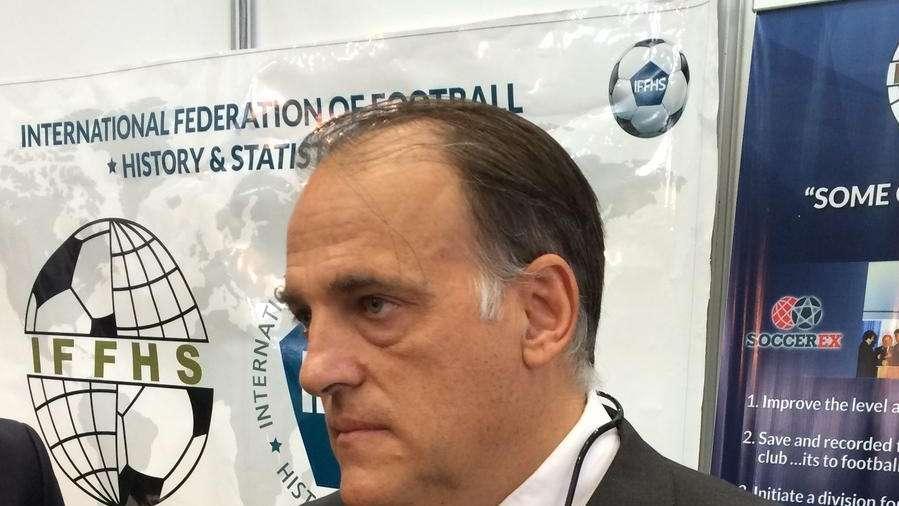 Tebas, presentati tre esposti contro PSG, Manchester City e Juventus