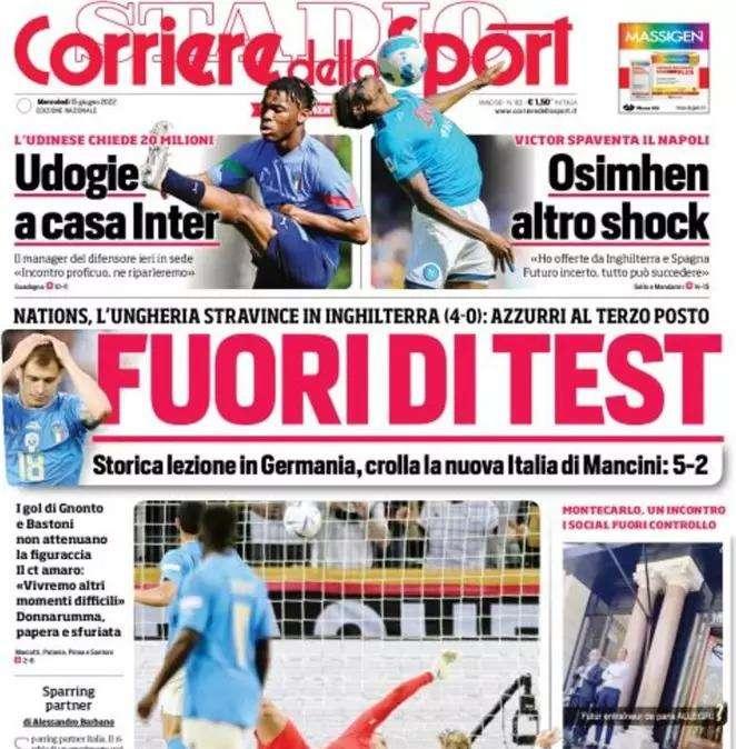 Corriere dello Sport: "Udogie a casa Inter: l'Udinese chiede 20 milioni"