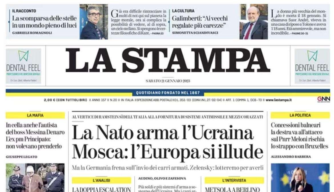 La Stampa: "Stangata sulla Juve e scivolone in classifica: Allegri chiamato all'impresa"