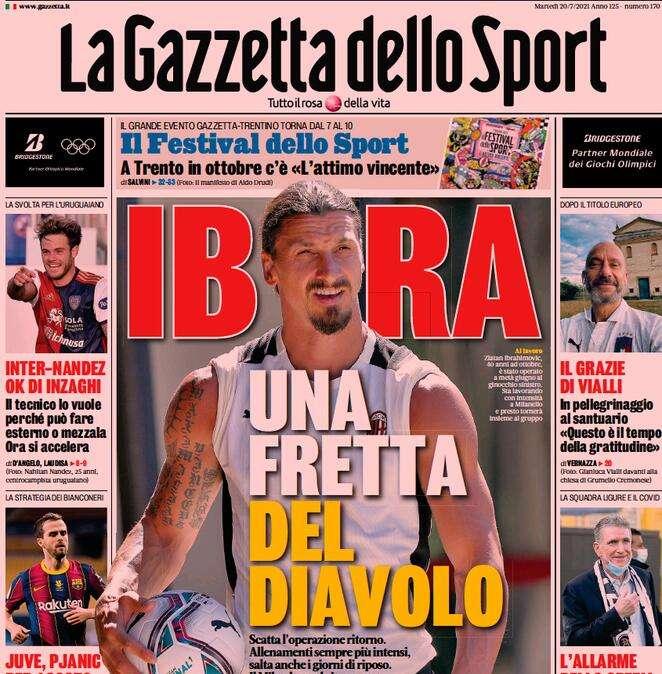 Rassegna stampa - Le prime pagine di martedì 20 luglio