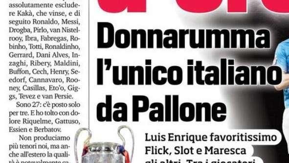 "Esposito al Cagliari, ci siamo": la prima pagina del Corriere dello Sport