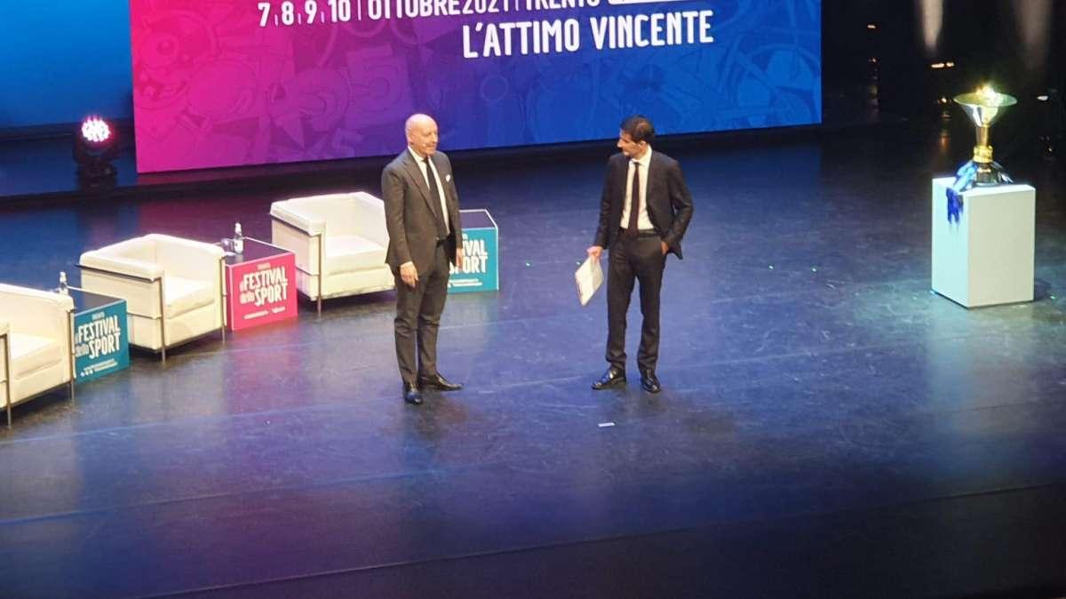 LIVE - Marotta dal Festival dello Sport: “Zhang vuole proseguire, dopo l’Inter addio club”
