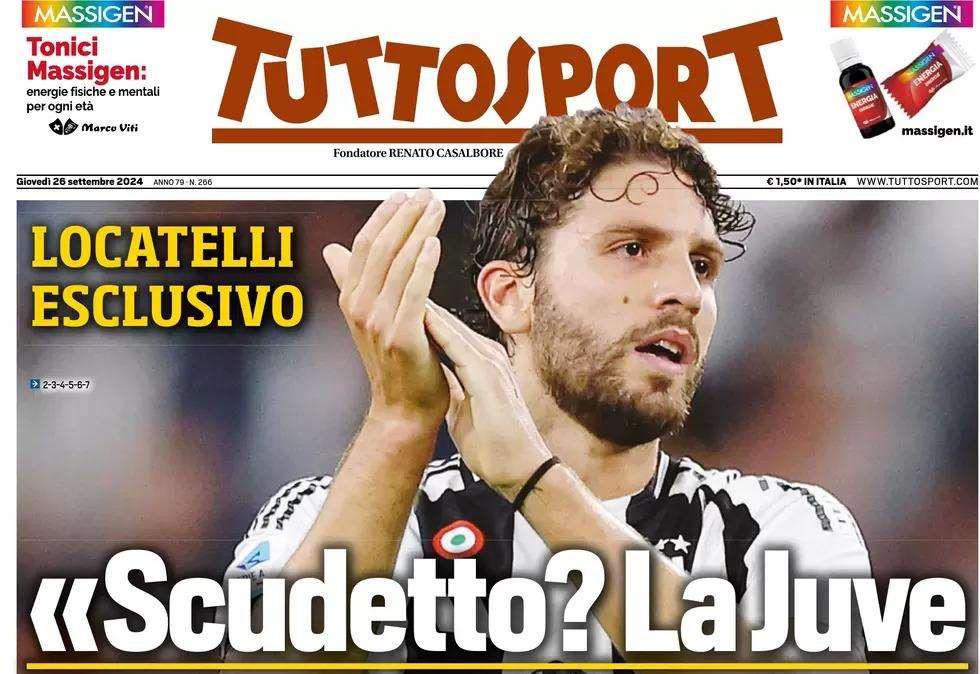La prima pagina di TuttoSport: "All'Inter il gol lo fa Oaktree"