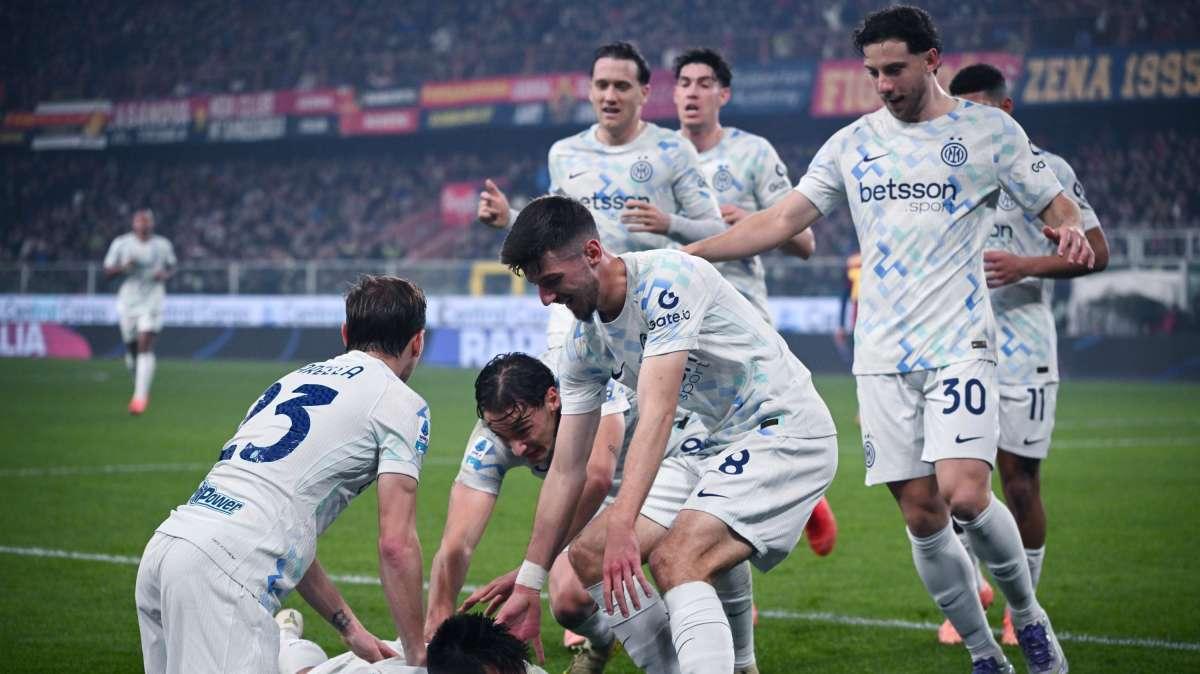 Vittoria di forza e autorità: l'Inter sfata il tabù Marassi e si regala la testa della Serie A