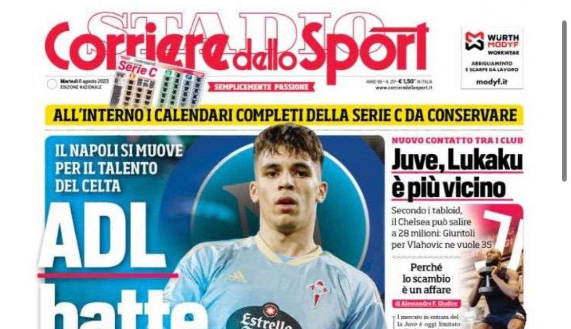Il Corriere dello Sport in apertura: "Zhang, doppia mossa: rinnovo di Inzaghi e Audero"