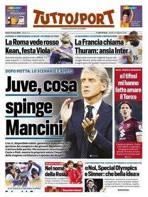 "Thuram+Bisseck, Francia e Germania spremono l’Inter": l'apertura di Tuttosport