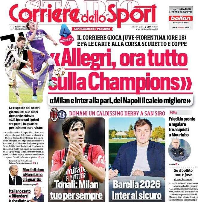 L'apertura del Corsport: "Barella 2026: Inter al sicuro"