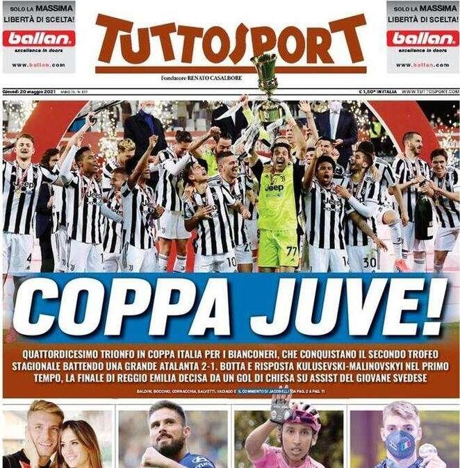 Tuttosport in prima pagina: “Milan-Inter, derby per Giroud”