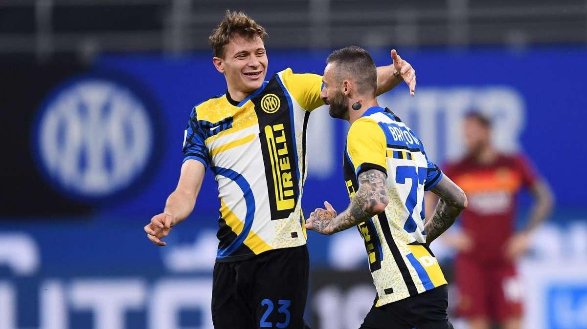 Verso la Lazio: seduta di scarico per Brozovic. Allenamento a pieno regime per Barella e Bastoni 