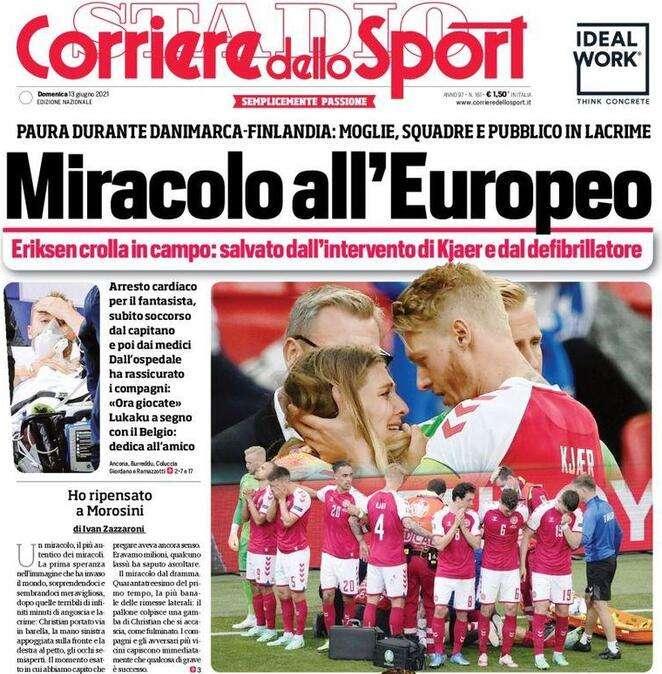 Rassegna stampa - Le prime pagine di domenica 13 giugno