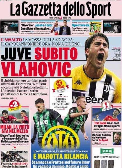 Rassegna stampa - Le prime pagine di venerdì 21 gennaio