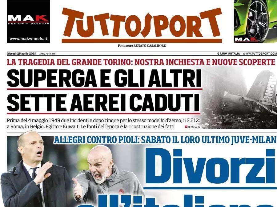 "Inter, un mercato da 100 milioni": la prima pagina di Tuttosport