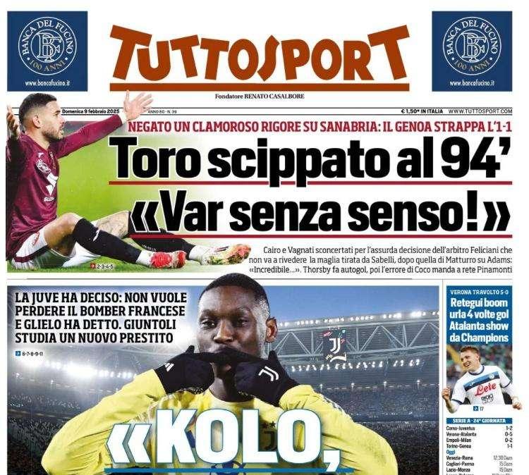 "Lautaro anti-crisi. Ma quanto soffre e contro le grandi!": l'apertura di Tuttosport